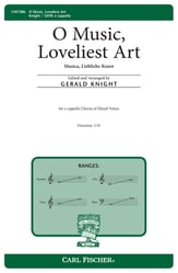 O Music Loveliest Art SATB choral sheet music cover